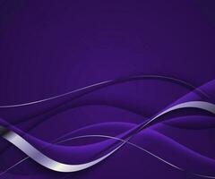 abstract template blue and purple grey metallic background with gold lines curved wavy with copy space for text luxury style photo