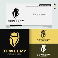 vector resumen moderno logo diseño plantillas en de moda lineal estilo en dorado colores - lujo y joyería conceptos