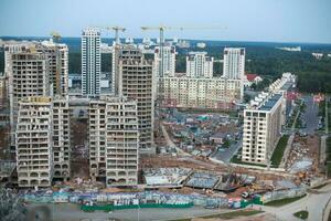 construction of multi-storey buildings photo