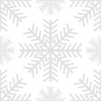 Winter background. Abstract snowflake seamless pattern. vector