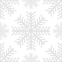 Winter background. Abstract snowflake seamless pattern. vector