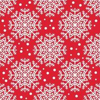 Winter background. Abstract snowflake seamless pattern. vector