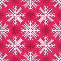 Winter background. Abstract snowflake seamless pattern. vector
