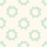 Grunge polka dot. Grungy dotted seamless pattern. Textured circles on beige background. vector