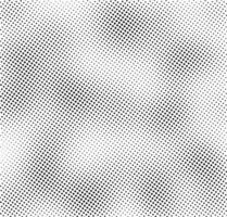 Black and white grunge halftone dots. Dotted texture. Halftone dots background. Abstract geometrical card of round shape.Screen print.