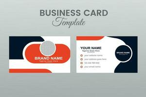 Business Card Template Design vector