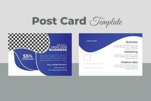 Business Postcard Template Design vector