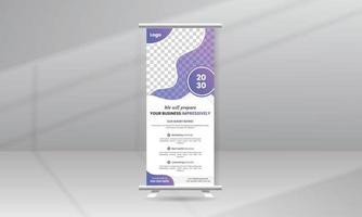 Business or Corporate Roll Up Banner vector