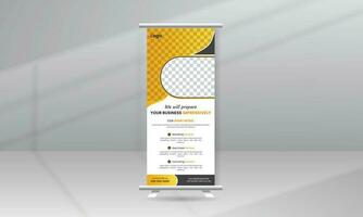Business or Corporate Roll Up Banner vector