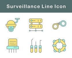 Surveillance Vector Icon Set