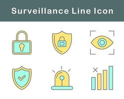 Surveillance Vector Icon Set