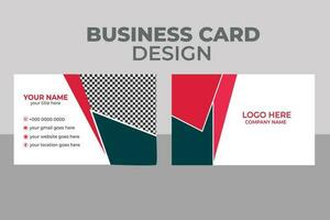 Business Or Corporate Postcard Template Design vector