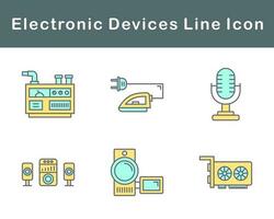 electrónico dispositivos vector icono conjunto