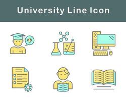 university Vector Icon Set