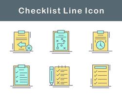 Checklist Vector Icon Set