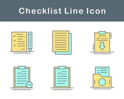 Checklist Vector Icon Set