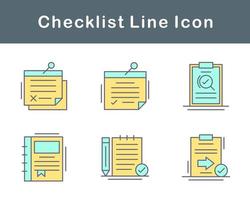 Checklist Vector Icon Set