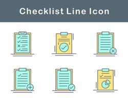 Checklist Vector Icon Set