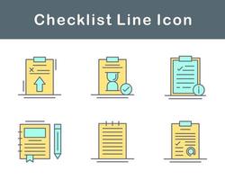 Checklist Vector Icon Set