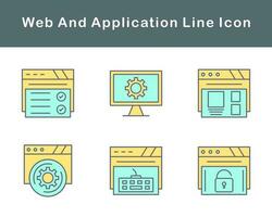 Web And Application Vector Icon Set