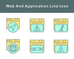 Web And Application Vector Icon Set