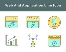 Web And Application Vector Icon Set