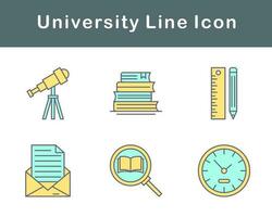 university Vector Icon Set