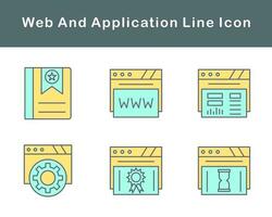 Web And Application Vector Icon Set