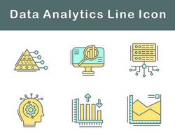 Data Analytics Vector Icon Set