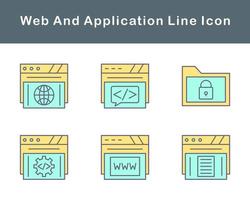 Web And Application Vector Icon Set