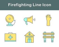 Firefighting Vector Icon Set