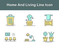 Home And Living Vector Icon Set