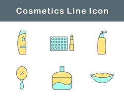 productos cosméticos vector icono conjunto