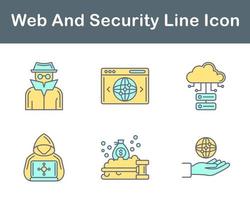 Web And Security Vector Icon Set