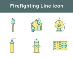 Firefighting Vector Icon Set