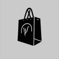 compras bolso línea icono. lineal estilo firmar para diseño concepto. papel bolso sencillo línea vector icono. símbolo, logo ilustración. píxel Perfecto vector gráficos