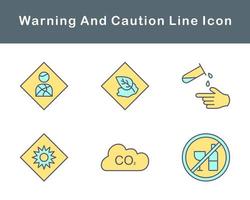 Warning And Caution Vector Icon Set