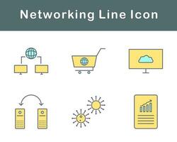 Networking Vector Icon Set