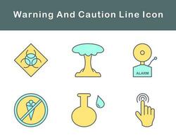 Warning And Caution Vector Icon Set