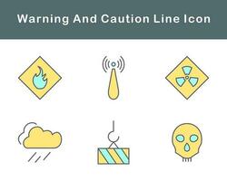 Warning And Caution Vector Icon Set