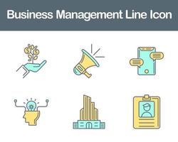 Business Management Vector Icon Set