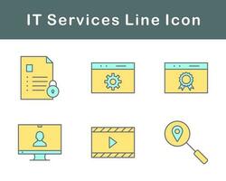 IT Services Vector Icon Set