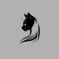 Cat animal design vector. Animal cat logo. Easy to edit layered vector illustration.