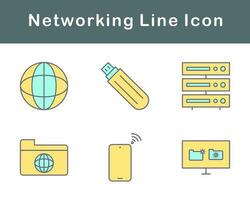 Networking Vector Icon Set