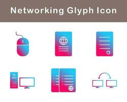 Networking Vector Icon Set