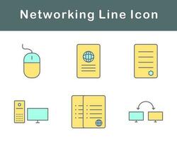 Networking Vector Icon Set