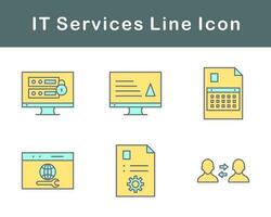 IT Services Vector Icon Set