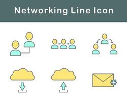 Networking Vector Icon Set