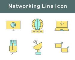 Networking Vector Icon Set