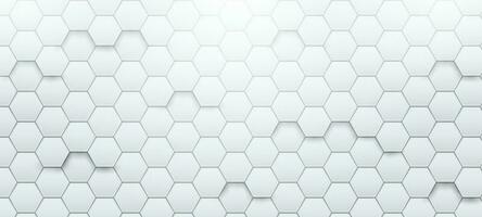 Modern White Hexagon Background vector